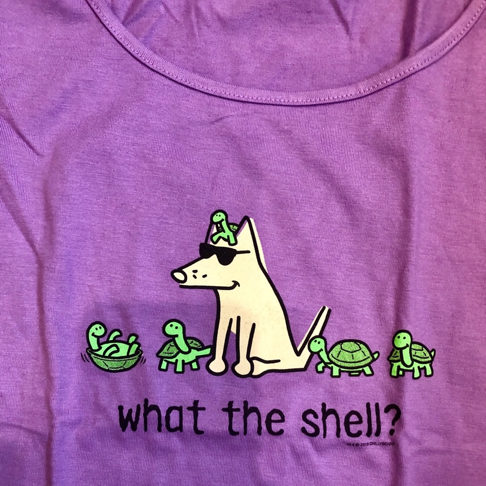 Teddy the Dog What The Shell tank